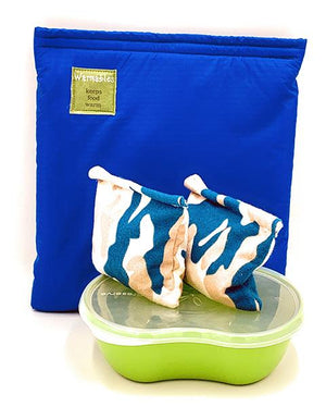 Lunch Bag Set, paisley/ royal 2-Pack